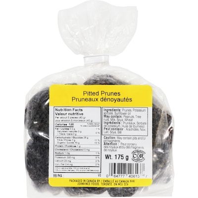 Johnvince Foods Pitted Prunes 175 g, $1.71/100g