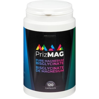 Itl Health Prizmag Pure Magnesium Bisglycinate 120 ea, $0.21/1ea