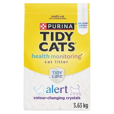 Purina Tidy Cats Tidy Care Cat Litter Alert Multi-Cat 3.63 kg, $0.83/100g
