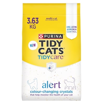 Purina Tidy Cats Tidy Care Cat Litter Alert Multi-Cat 3.63 kg, $0.83/100g