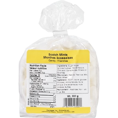 Johnvince Foods Friandes menthes ècossaises 300 g, 1,00 $/100g