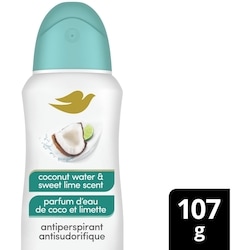 Dove Advanced Care Coconut Water & Sweet Lime Scent 72h Antiperspirant 107 g, $8.40/100g