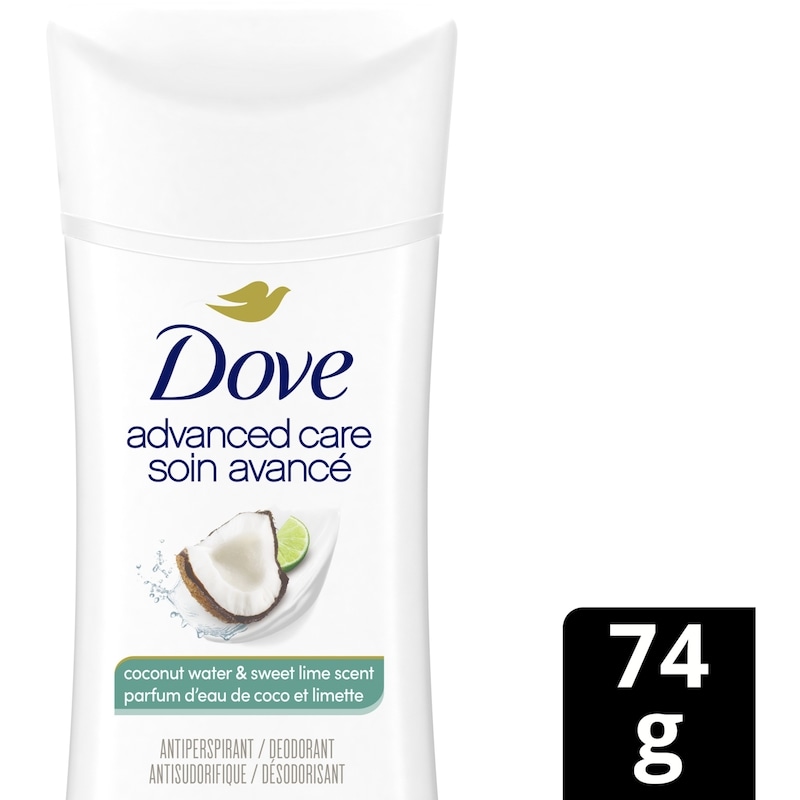 Dove Advanced Care Antiperspirant Coconut Water & Sweet Lime Scent