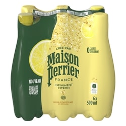 Maison Perrier Sparkling Water Beverage, Forever Lemon 6x500.0 ml, $0.35/100ml