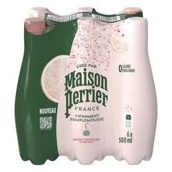 Maison Perrier Boisson à l’eau pétillante Infiniment Pamplemousse 6x500.0 ml, 0,35 $/100ml