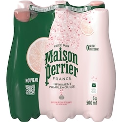 Maison Perrier Boisson à l’eau pétillante Infiniment Pamplemousse 6x500.0 ml, 0,23 $/100ml