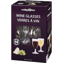 Argentina Plastic Wine Glasses 48/Pack - 4 ea | Wholesale Club