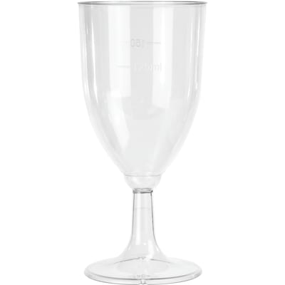 Verres à vin en plastique 48/Pqt