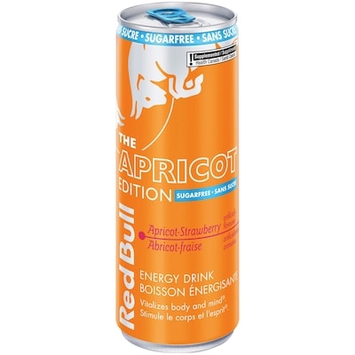 Red Bull Energy Drink The Apricot Edition™ Sans Sucre 250 ml, $1.20/100ml