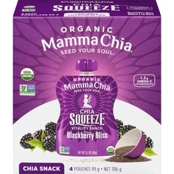 Chia Squeeze Chia Snack Blackberry Bliss Organic