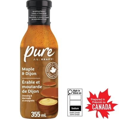 Kraft Maple & Dijon Dressing & Marinade 355 ml, $1.83/100ml