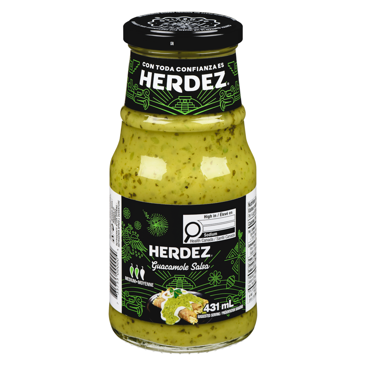 Herdez Salsa Guacamole Medium