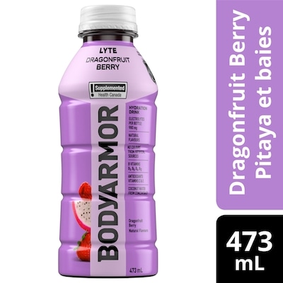 BodyArmor Boisson Sportive Dragonfruit Berry Bouteille 473 ml, 0,63 $/100ml