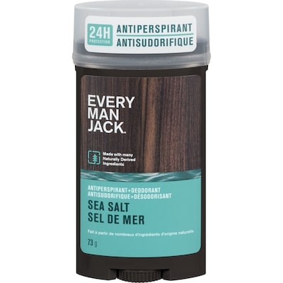 Every Man Jack Antisudorifique + désodorisant sel de mer 73 g, 13,68 $/100g