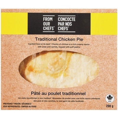 From Our Chefs Traditional Chicken Pie 150 g, $4.33/100g