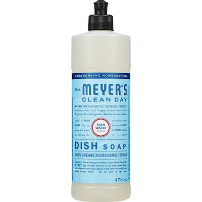Mrs. Meyer's Clean Day Dish Soap Rain Water 473 ml, $1.58/100ml