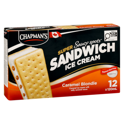 Super Ice Cream Sandwich Saucy Spots - Caramel Blondie