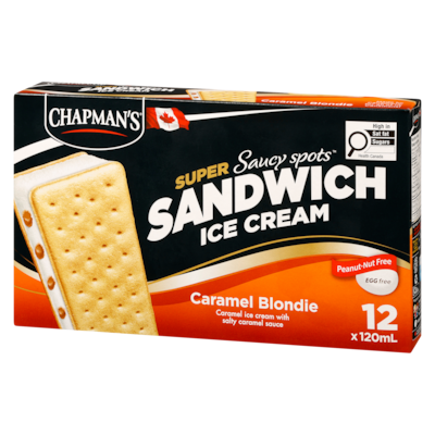 Super Ice Cream Sandwich Saucy Spots - Caramel Blondie