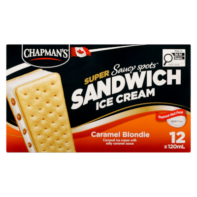 Super Ice Cream Sandwich Saucy Spots - Caramel Blondie