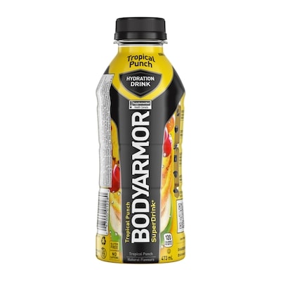 BodyArmor Tropical Punch Bottle 473 ml, $0.53/100ml