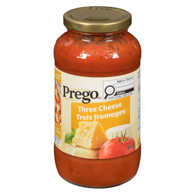 Prego Sauce pour pâtes trois fromages 645 ml, 0,39 $/100g