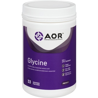 AOR Glycine 500 g, $8.20/100g