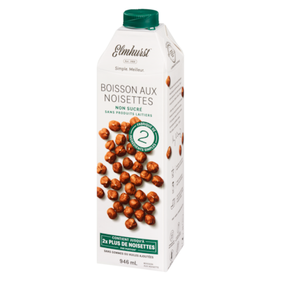 Boisson aux noisettes boisson aux noisette non sucré