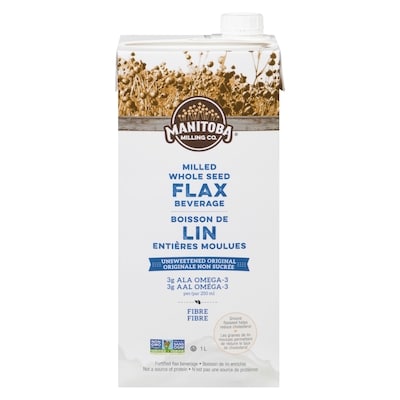 Manitoba Millling Co Boisson de lin entières moulues originale non sucrée 946 ml, 0,84 $/100ml