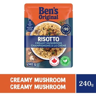 Bens Risotto Creamy Mushroom Side Dish 240 g, $2.29/100g