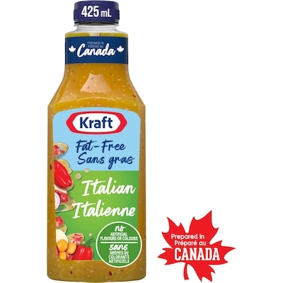 Kraft Fat Free Italian Salad Dressing 425 ml, $0.82/100ml