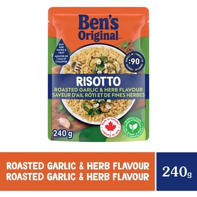 Bens Risotto Roasted Garlic and Herb Flavour Side Dish 240 g, $2.29/100g