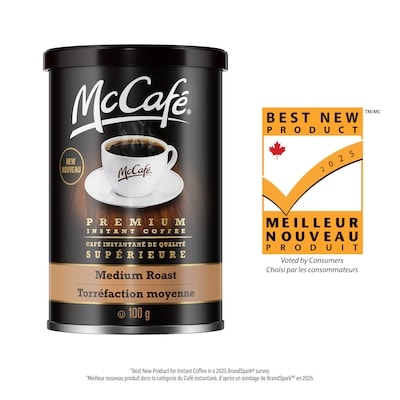 McCafe Premium Instant Coffee, Medium Roast - 100 g | Zehrs