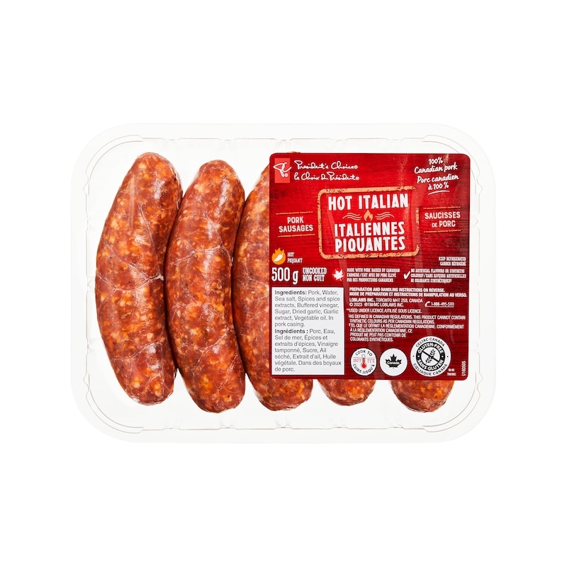 Hot Italian Pork Sausages
