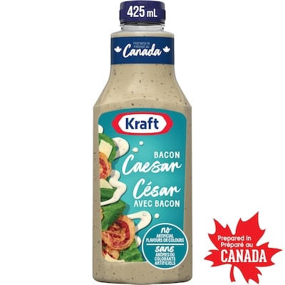 Kraft Bacon Caesar Salad Dressing 425 ml, $0.82/100ml