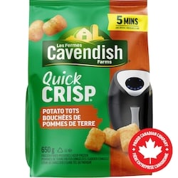 Les Fermes Cavendish Bouchées de pommes de terre Quick Crisp 650 g, 0,54 $/100g