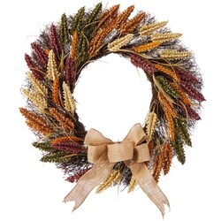 null Couronne de blé automnale avec boucle 1 ea, 39,00 $/1ch