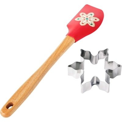 Spatula and Cookie Cutter 2-Piece Set - Snowflake