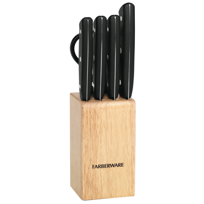Triple Riveted Cutlery 6PC Prep Set Knife Block