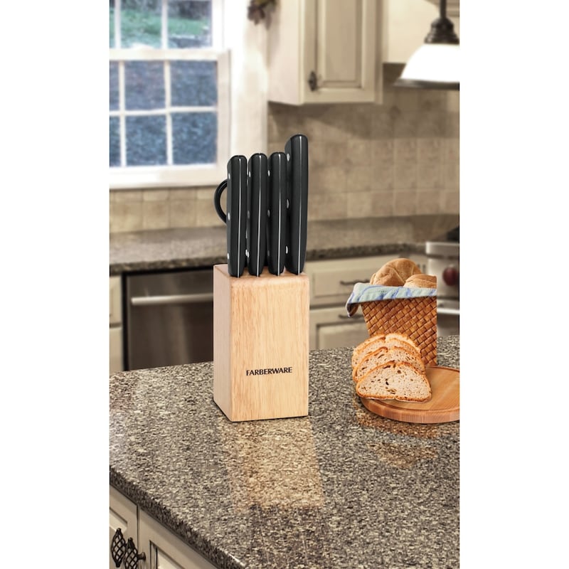 Triple Riveted Cutlery 6PC Prep Set Knife Block
