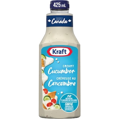 Kraft Creamy Cucumber Salad Dressing 425 ml, $0.82/100ml