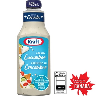Kraft Creamy Cucumber Salad Dressing 425 ml, $1.17/100ml