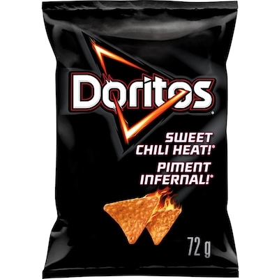 Doritos Piment Infernal Chips tortilla  72 g, 3,32 $/100g