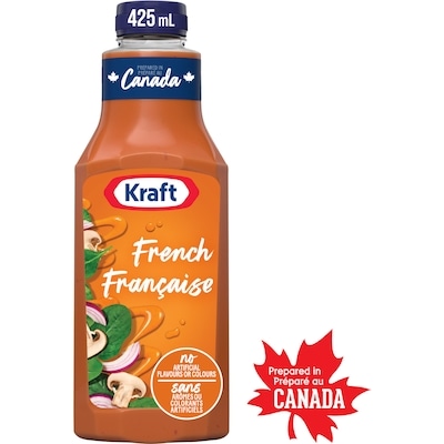Kraft Vinaigrette Française, Bouteille 425 ml, 0,82 $/100ml