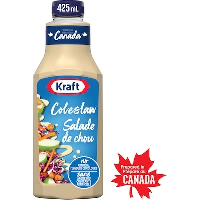Kraft Vinaigrette Salade De Chou, Bouteille 425 ml, 0,82 $/100ml