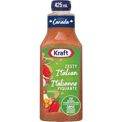 Kraft Zesty Italian Salad Dressing 425 ml, $0.82/100ml
