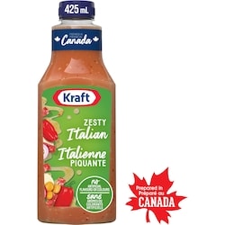 Kraft Vinaigrette Italienne Piquante, Bouteille 425 ml, 0,47 $/100ml