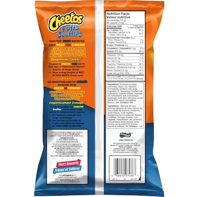 Puffs Cheese Flavoured Snacks