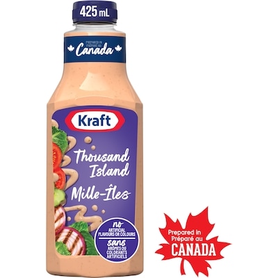 Kraft Thousand Island Salad Dressing 425 ml, $0.82/100ml