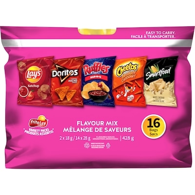 Frito-Lay Mélange de saveurs produits assortis 428 g, 2,80 $/100g