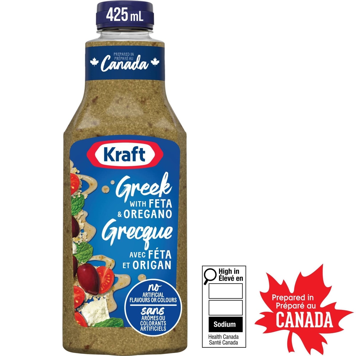 Kraft Greek With Feta And Oregano Salad Dressing